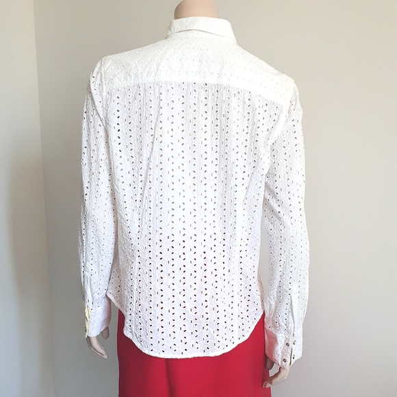 Robert Graham | Eyelet Button-down Shirt - Picture 4 of 14